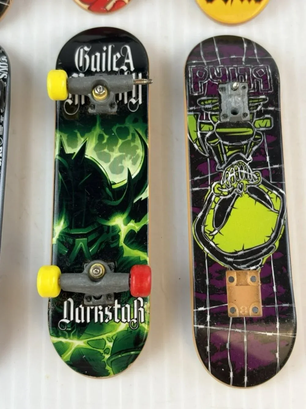 Lot of 8 Y2K Tech Deck Fingerboards Tony Hawk Ronnie Creager Zero Skate AS IS